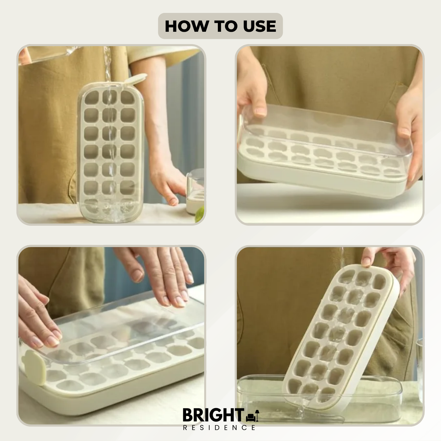 EasyCube – Effortless Ice Cubes at the Push of a Button!