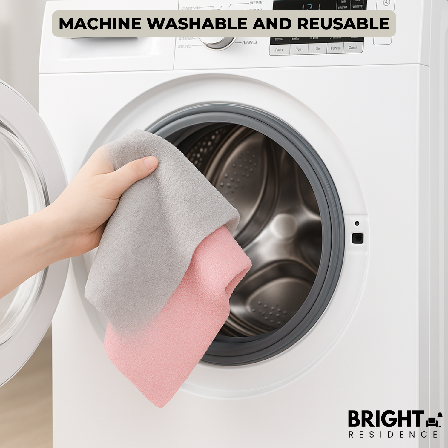 EcoWipe Roll – Eco-Friendly, Reusable Microfiber Cleaning Cloths for Every Home
