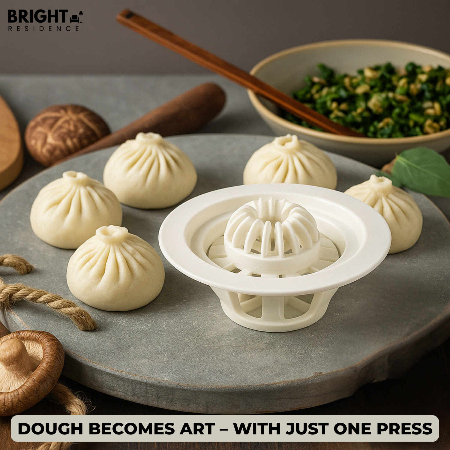 BunBud™ - Flower-shaped bun and dumpling machine