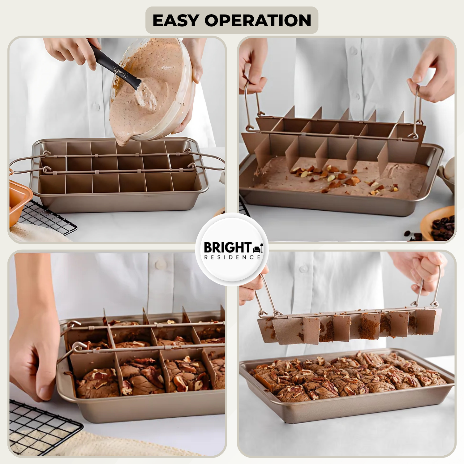 PiecePerfect – Bake and Serve 18 Perfect Cake Slices with Ease