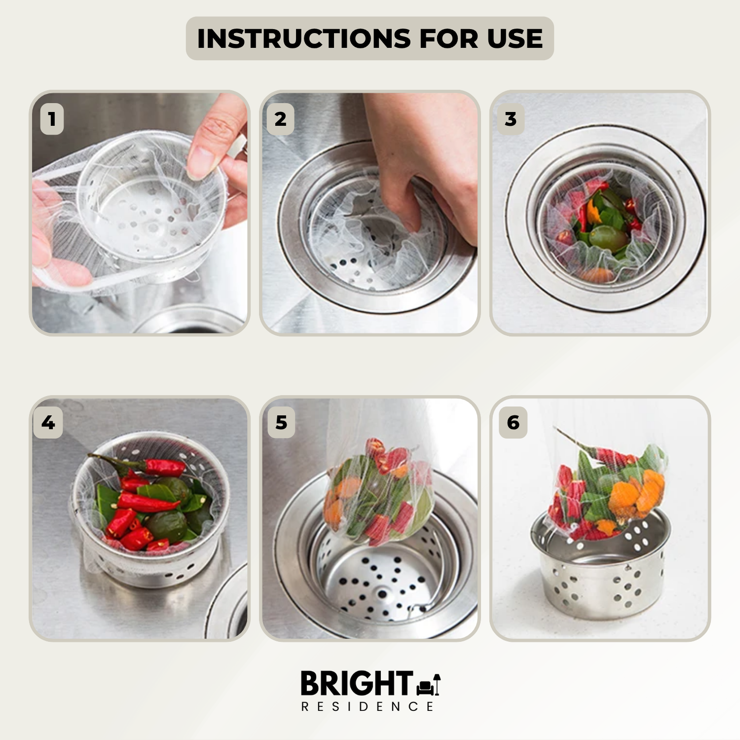 50+50 FREE | SinkSafe – The Ultimate Drain Protector for a Clean, Hassle-Free Sink
