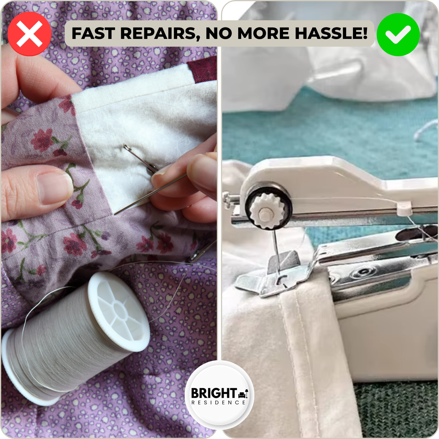 FabriSnap™ - This compact device sews effortlessly and invisibly