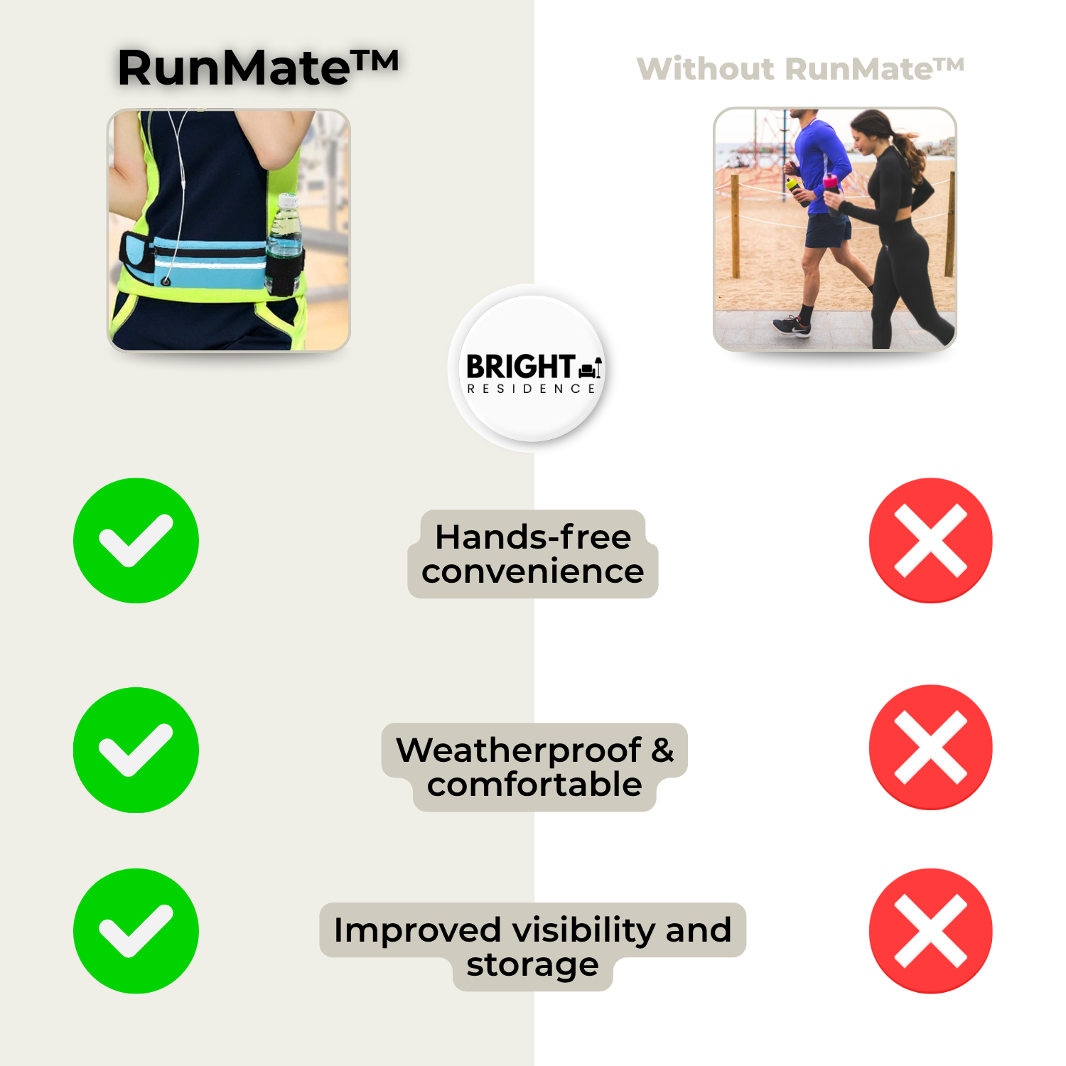 1+1 FREE | RunMate - The perfect belt bag for sports, travel & everyday life