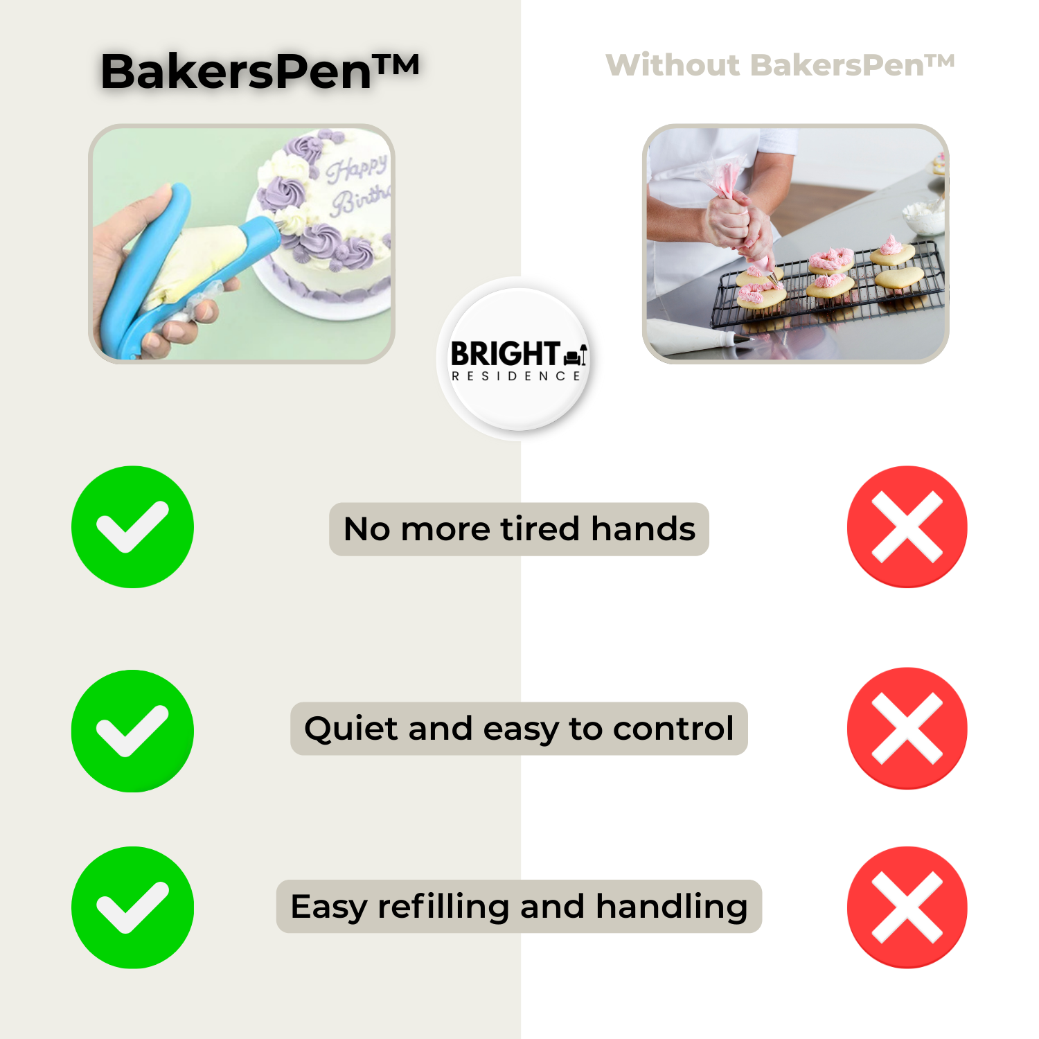 BakersPen - Cake decorating pen, multifunctional icing gun