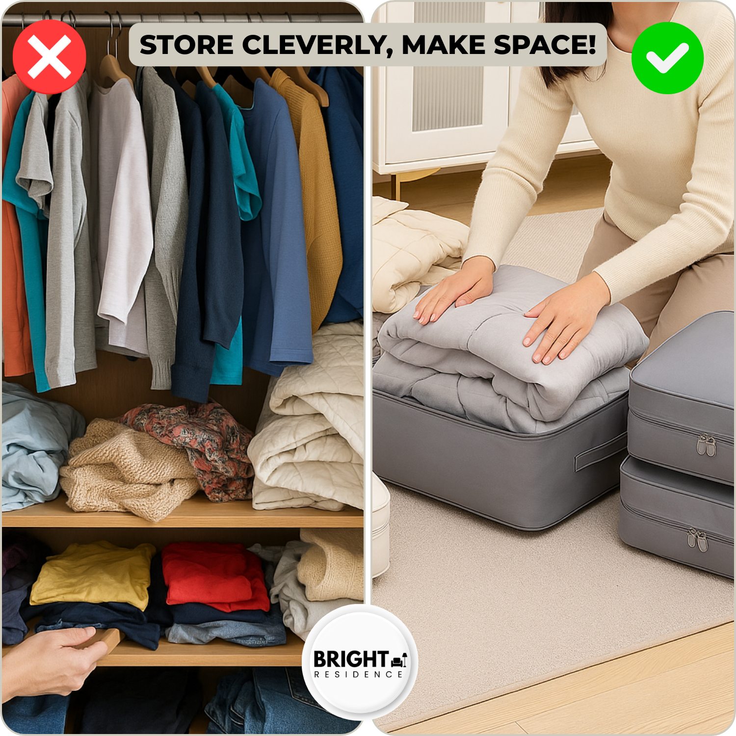 StoreEase - Unlock Extra Space with Our Innovative Compression Bags!