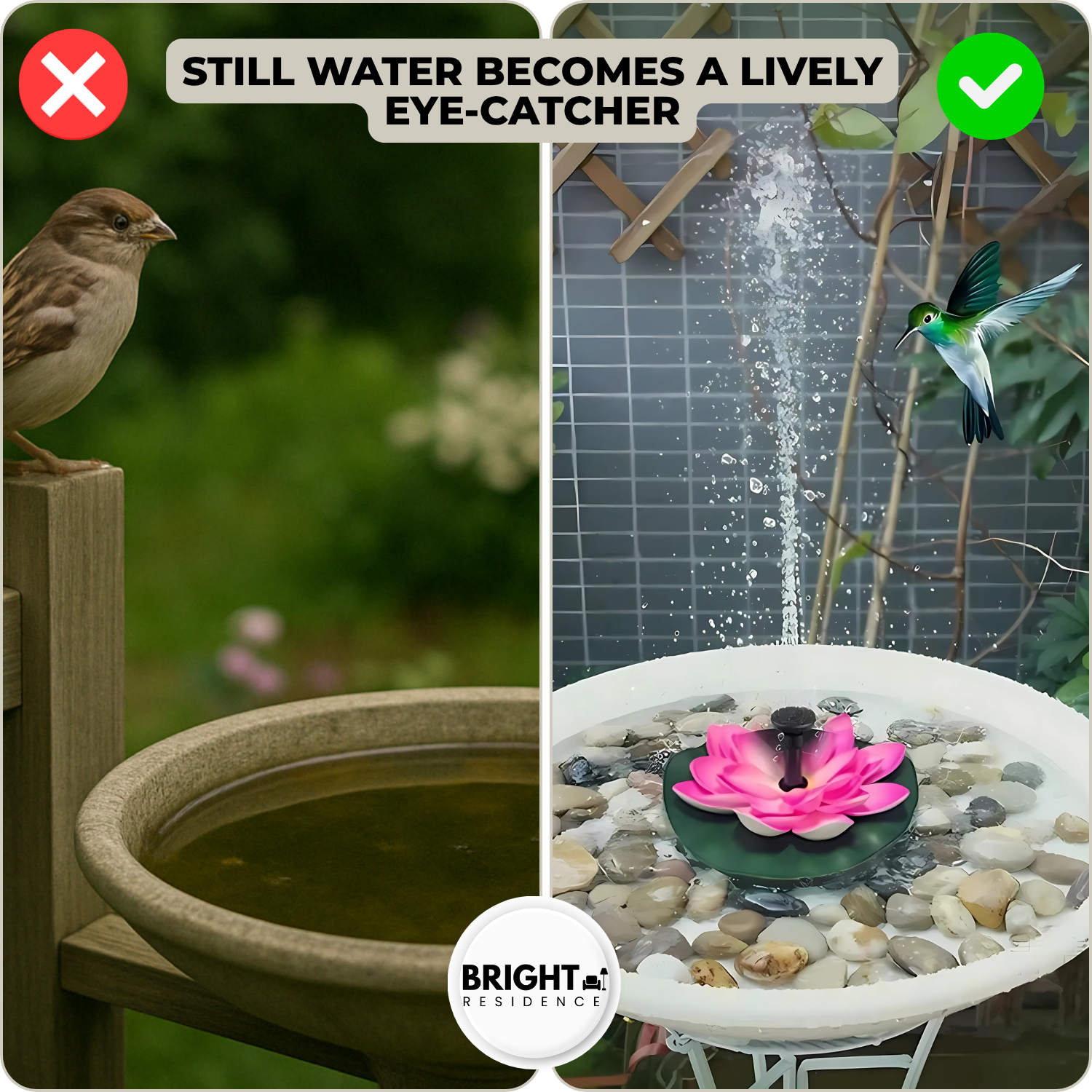 SunFlow™ - Magical solar fountain for your garden