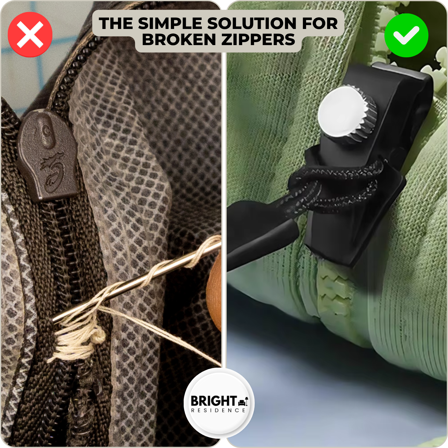 3+3 FREE | FixZip™ - Repairs every broken zipper second