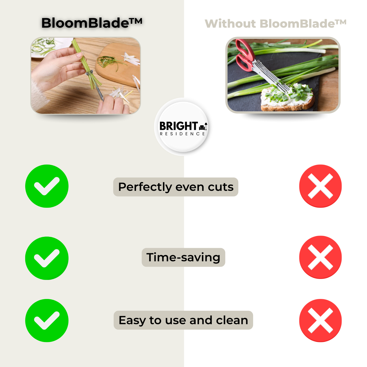 BloomBlade™ - Zinc alloy plum blossom onion slicer