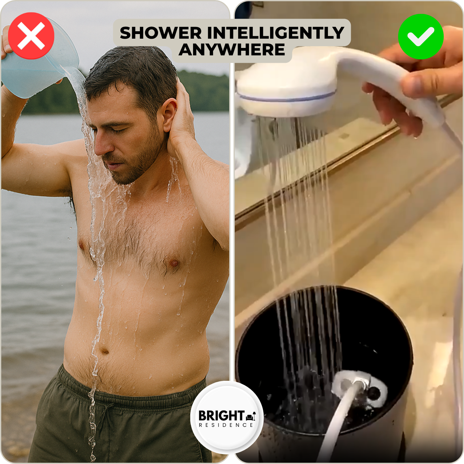 CampShower - shower like at home, no matter where you are