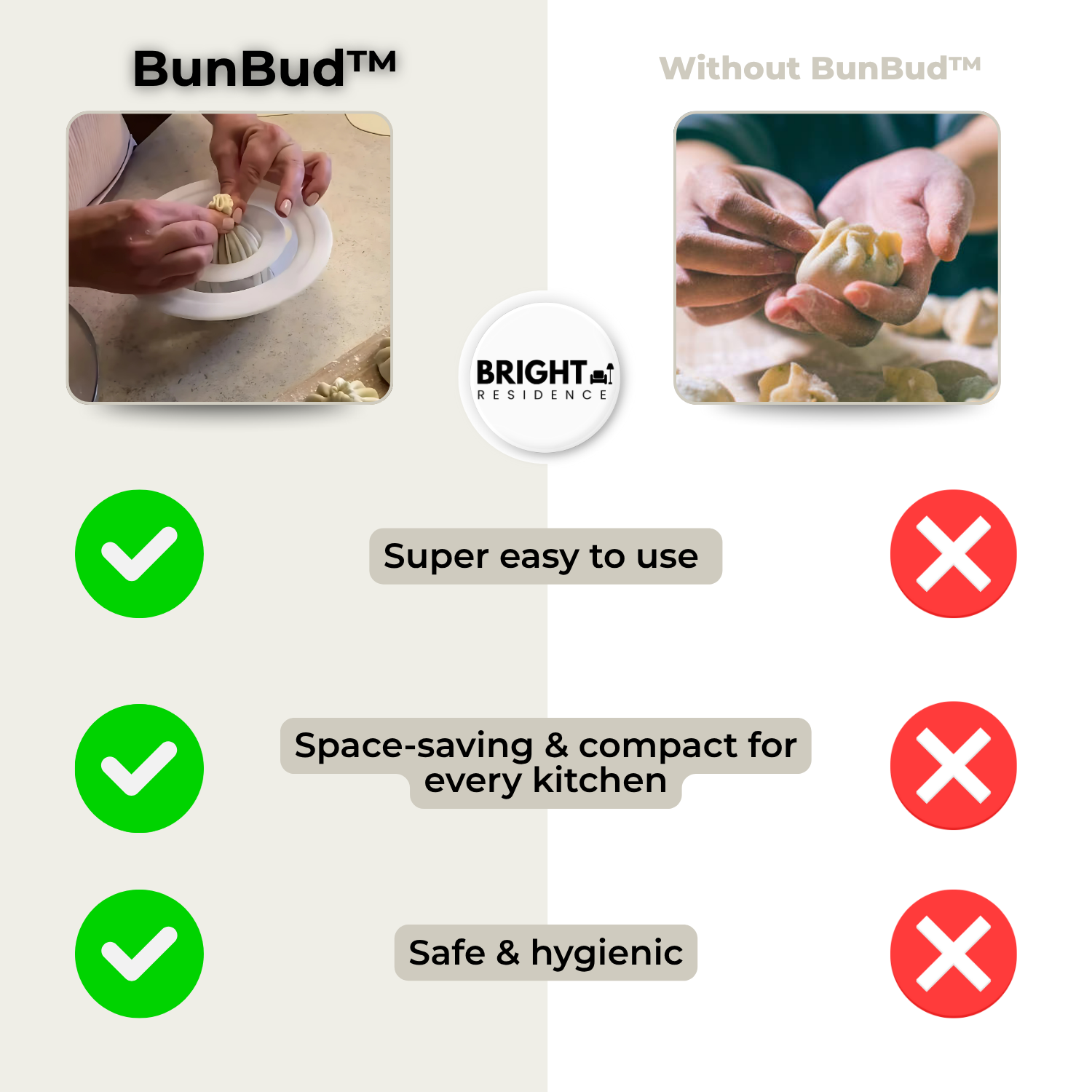 BunBud™ - Flower-shaped bun and dumpling machine