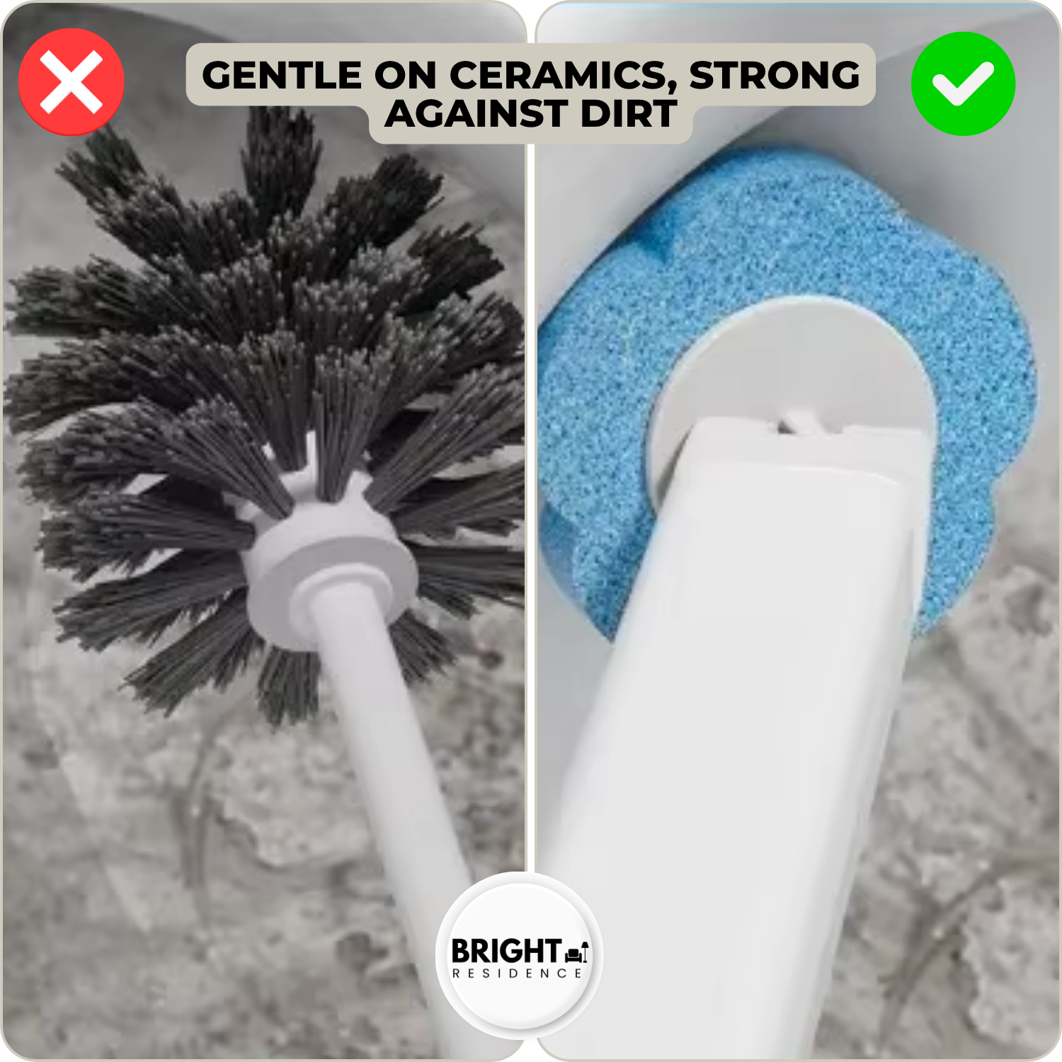 CleanGrip - Hygienically clean toilet without scrubbing