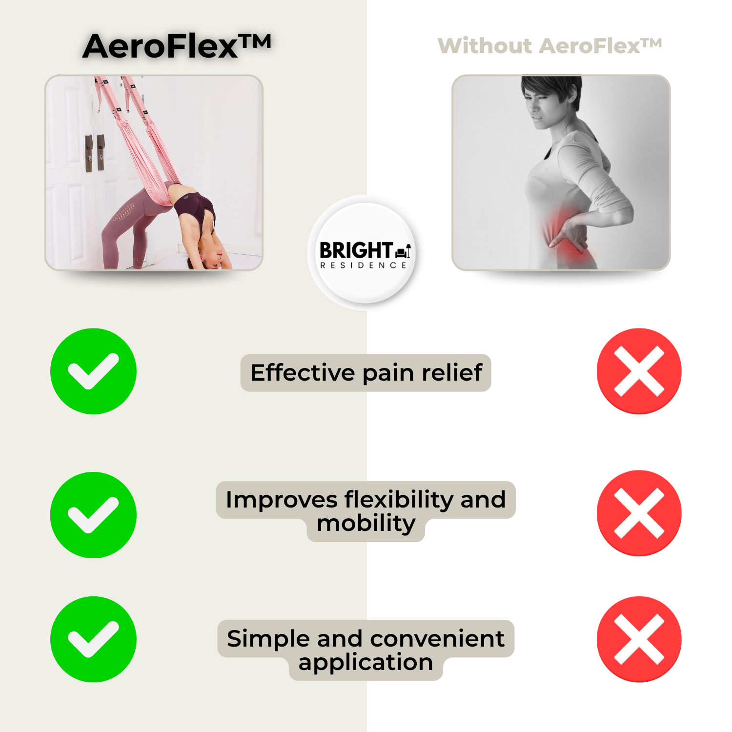 50% DISCOUNT | AeroFlex™ - Aerial Yoga Rope