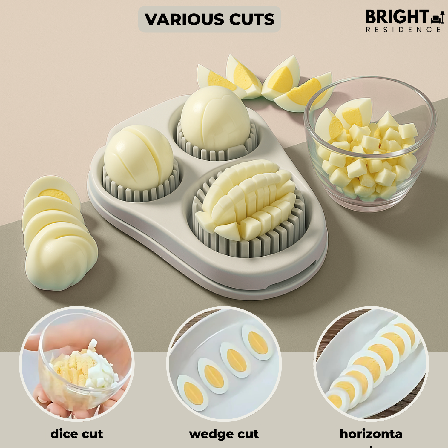 EggChop™ - Multifunctional 3-in-1 egg slicer