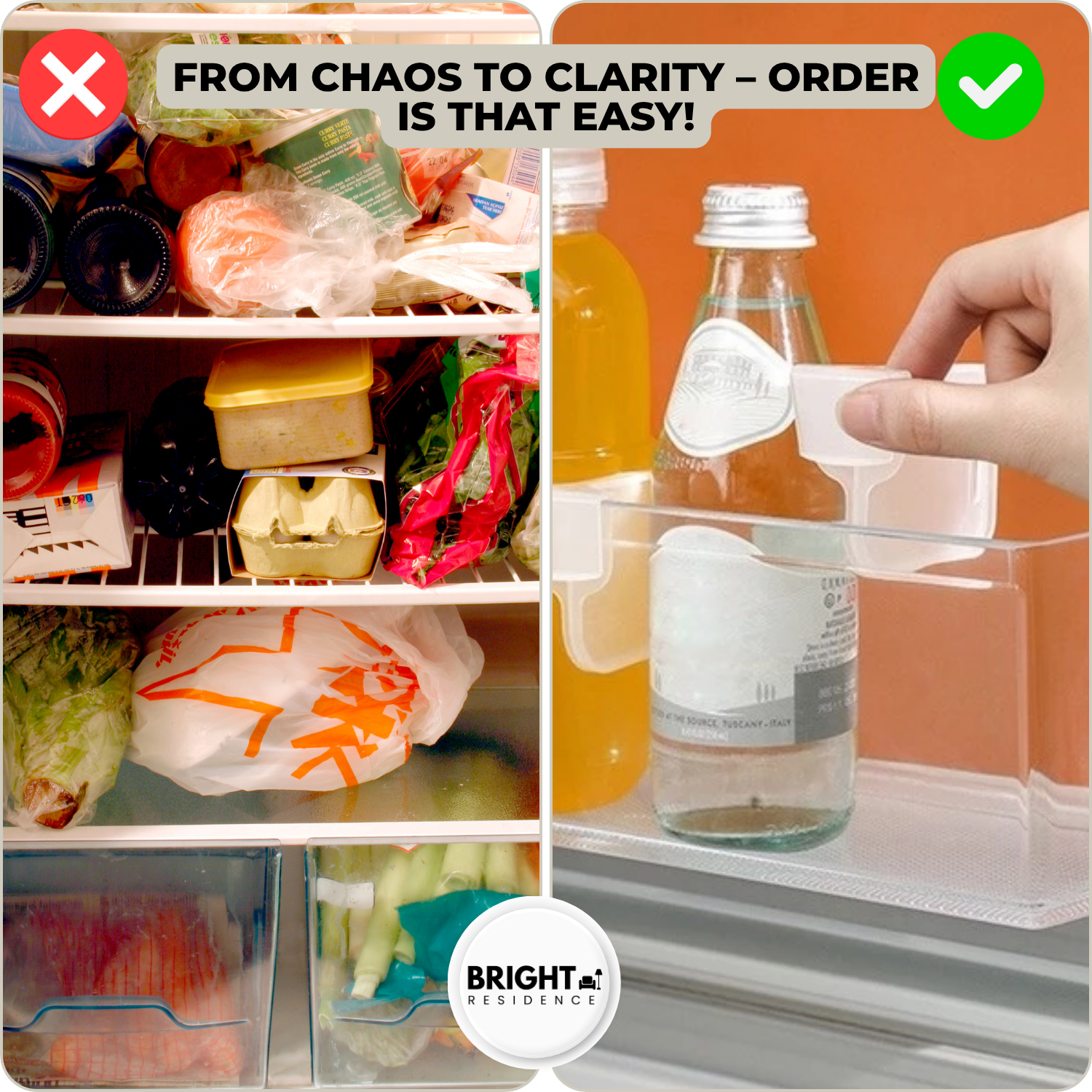 6+6 FREE | FridgeClips - No more chaos in the fridge!