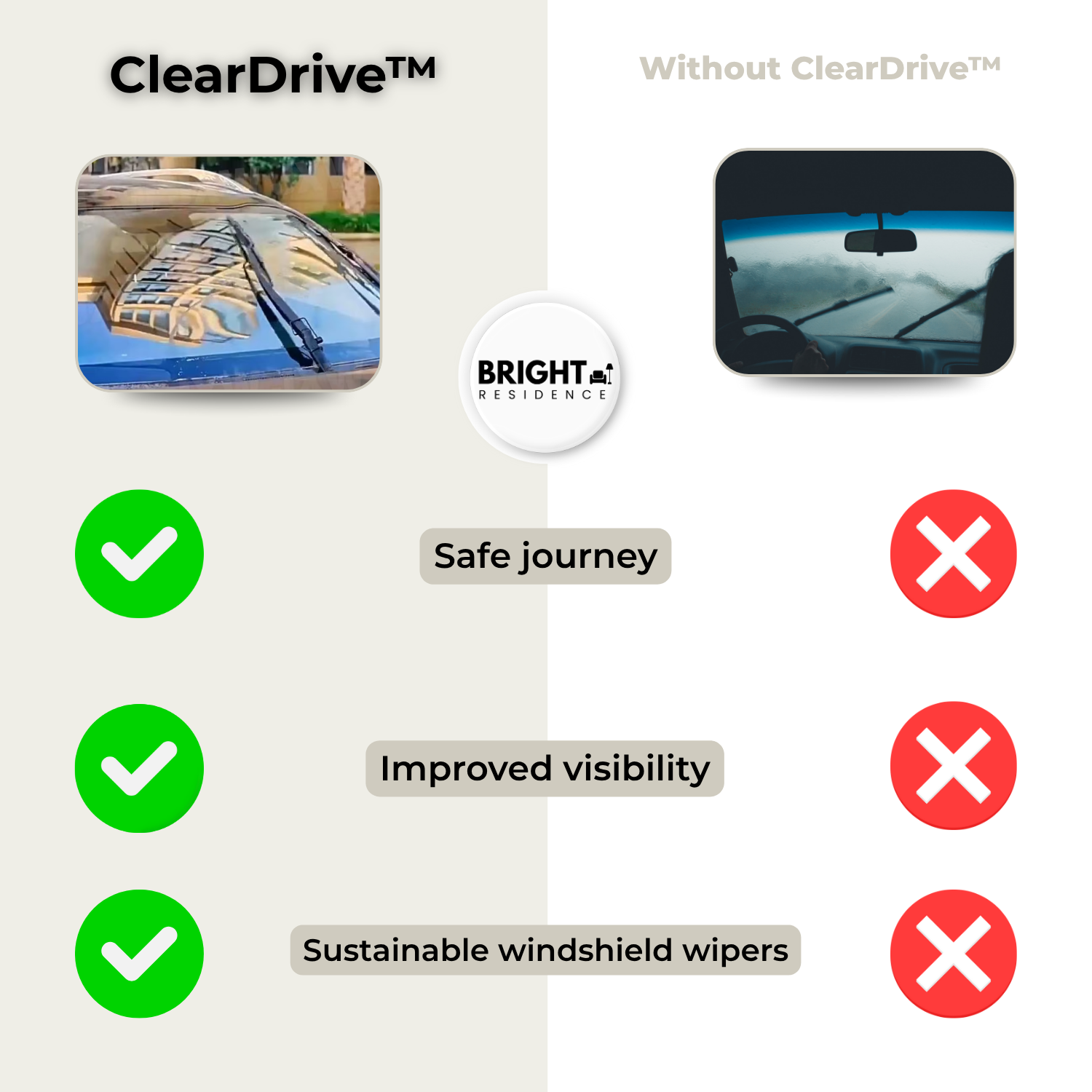 1+1 FREE | ClearDrive™ - Clearer vision, safer driving