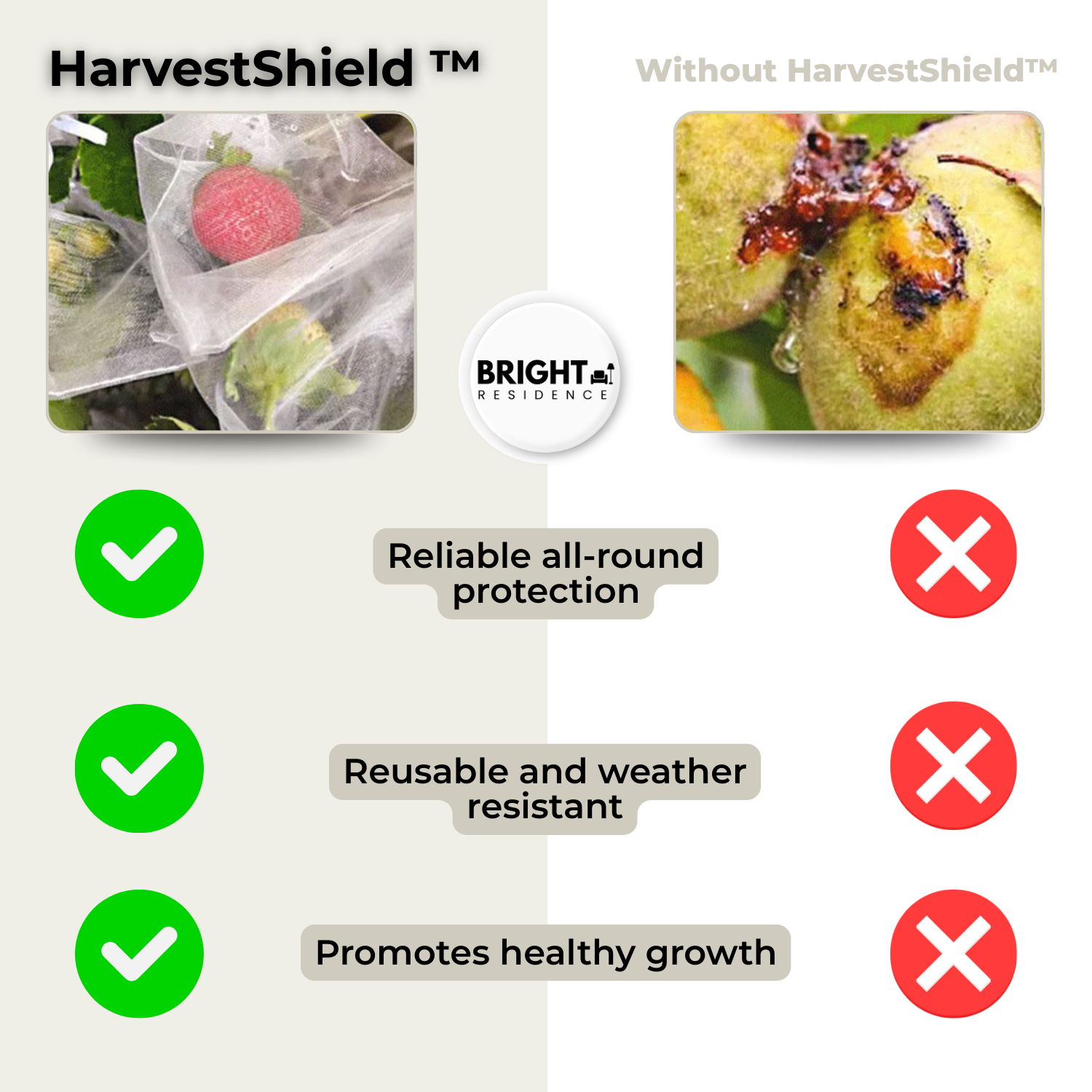 10+10 FREE | HarvestShield - Protect your harvest & garden from pests