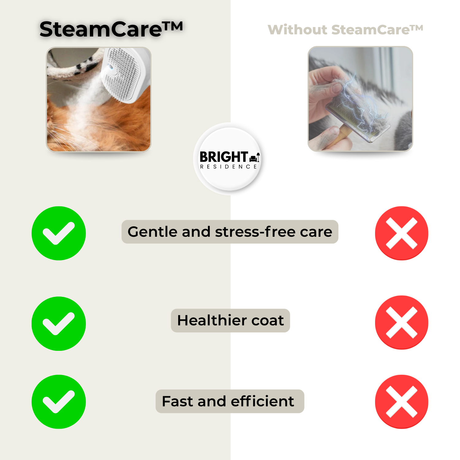 SteamCare – The Ultimate Steam Brush for Effortless Grooming