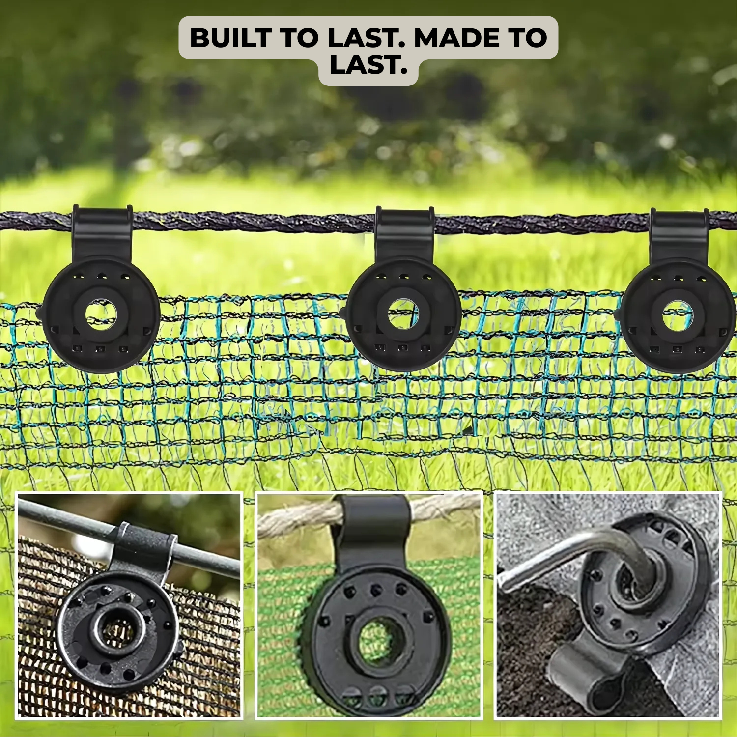 20+20 FREE | ShadeClips – The Ultimate Clip Solution for Secure Net Fastening