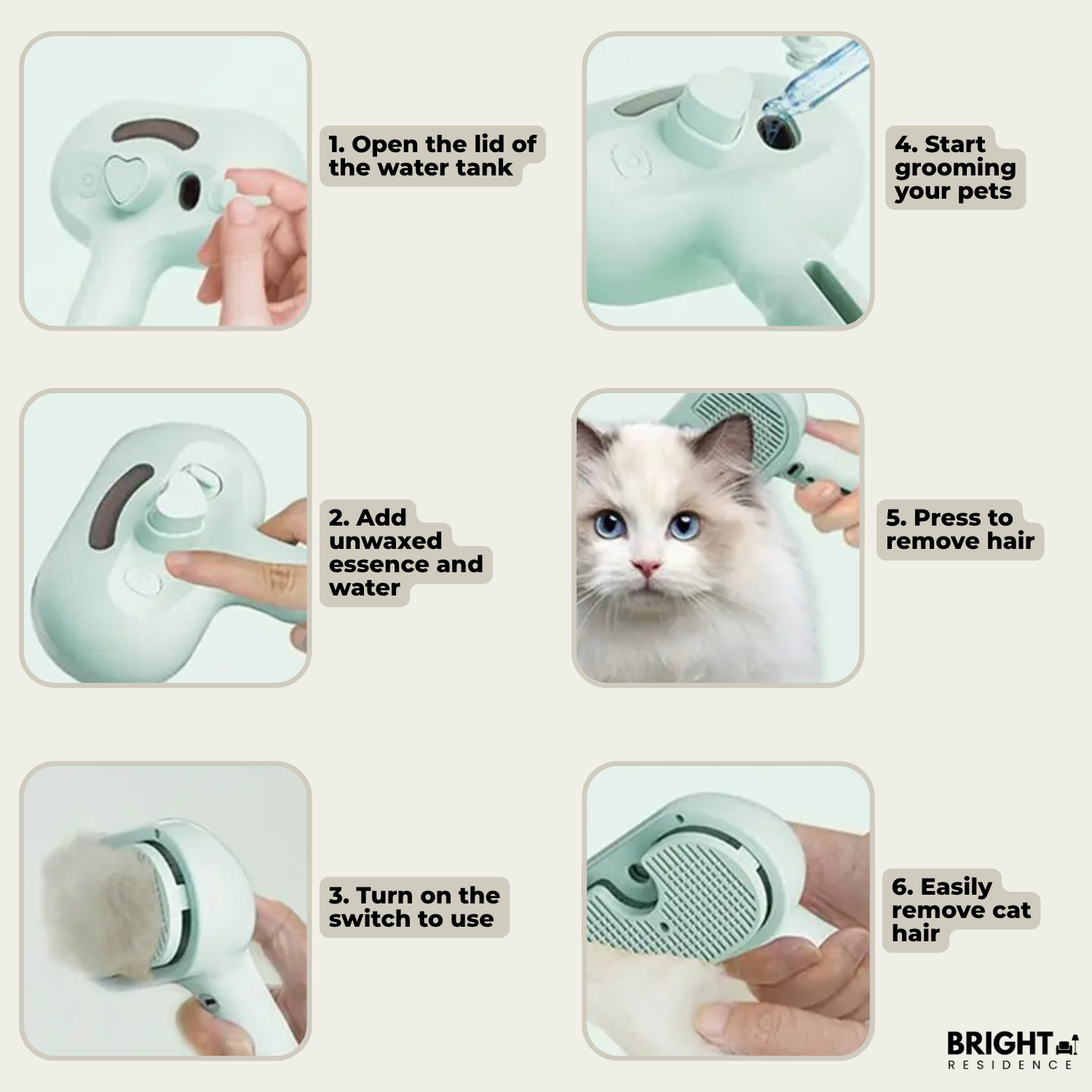 SteamCare – The Ultimate Steam Brush for Effortless Grooming