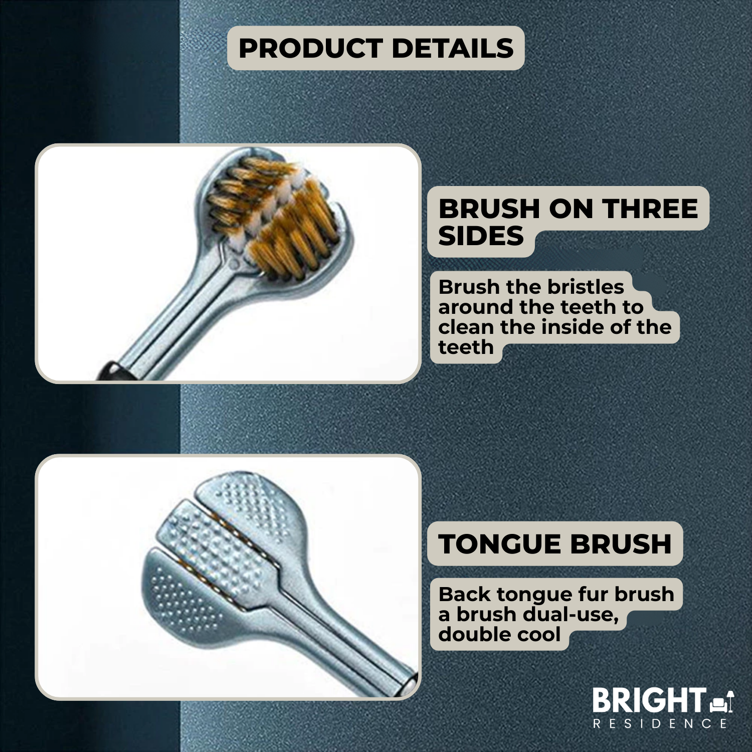 BrushHalo – Triple-Sided Power for a Healthier Smile