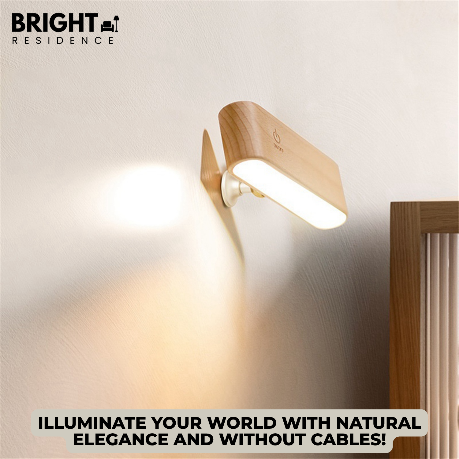LumaWood - 360° lighting comfort without cable clutter