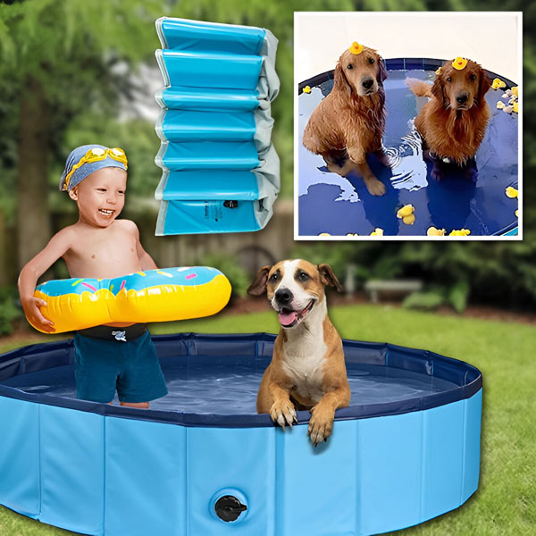 FoldiPool – The Foldable Pool for Pets and Kids – Fun, Safe, and Convenient