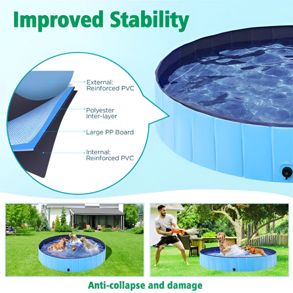 FoldiPool – The Foldable Pool for Pets and Kids – Fun, Safe, and Convenient