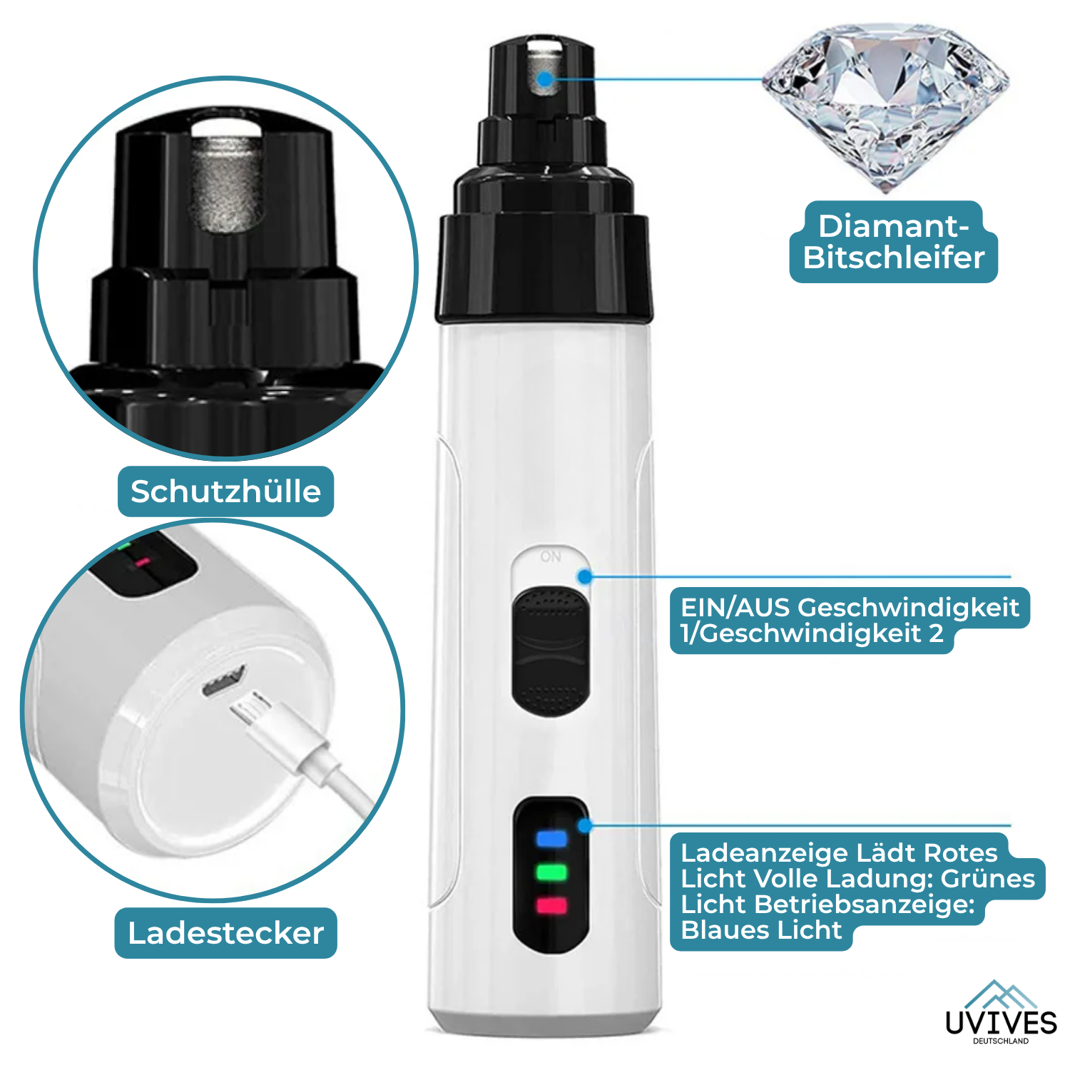 TrimPaw – The Quiet & Safe Nail Grinder for Your Dog