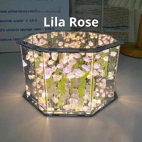 LumiFlora™ - Handmade flower cube lamp