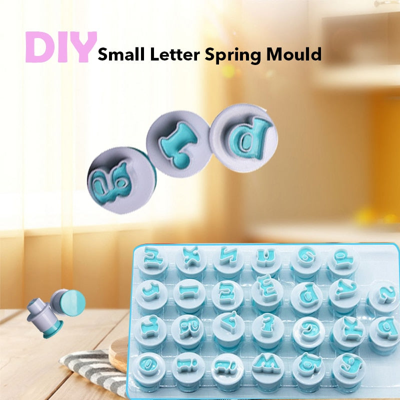 AlphaCut - 24-piece alphabet cutter set