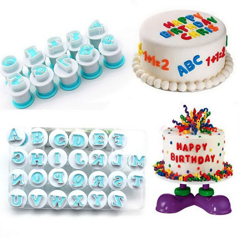 AlphaCut - 24-piece alphabet cutter set