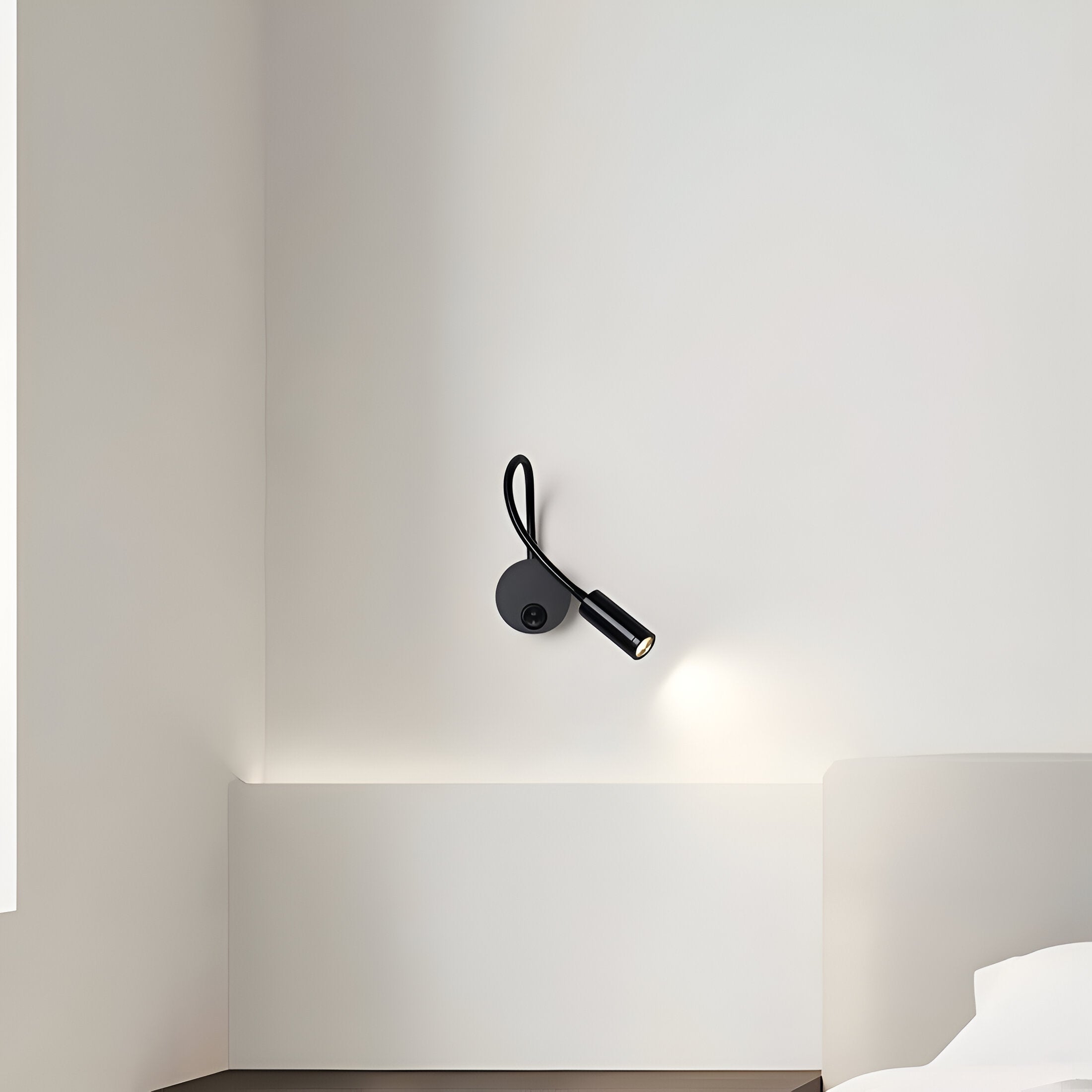 FlexiGlow – Customizable LED Bedside Lamp with Gooseneck Flexibility