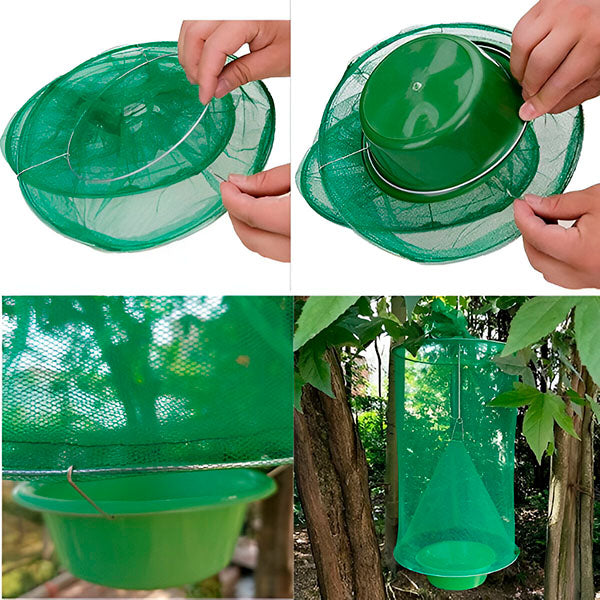 FlyCage - put an end to flies in the garden and home