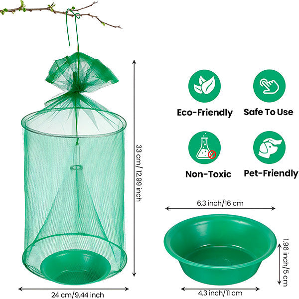 FlyCage - put an end to flies in the garden and home