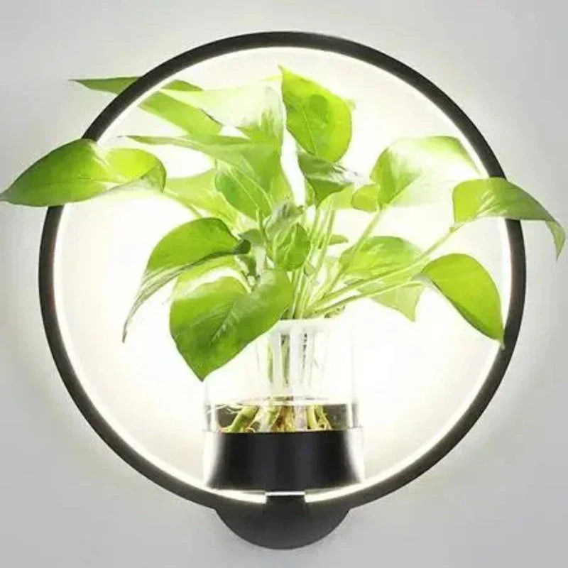 GlowPlant - wall light with style & integrated planter