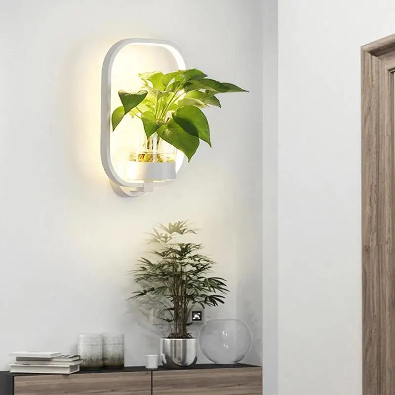 GlowPlant - wall light with style & integrated planter