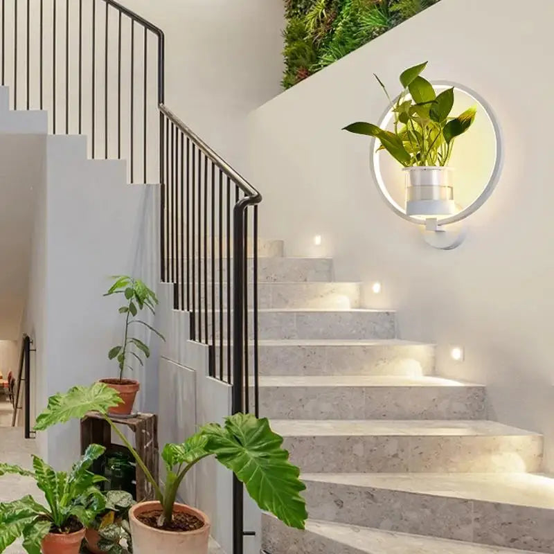 GlowPlant - wall light with style & integrated planter