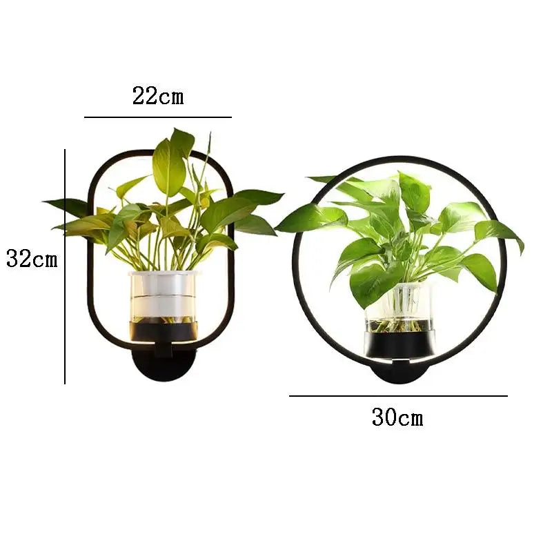 GlowPlant - wall light with style & integrated planter
