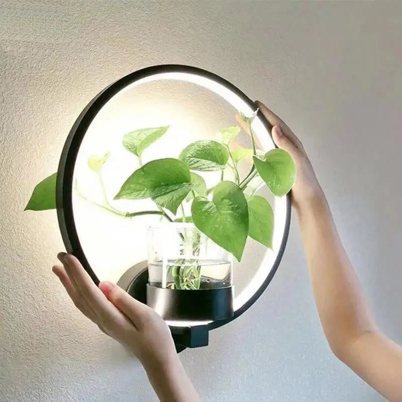 GlowPlant - wall light with style & integrated planter