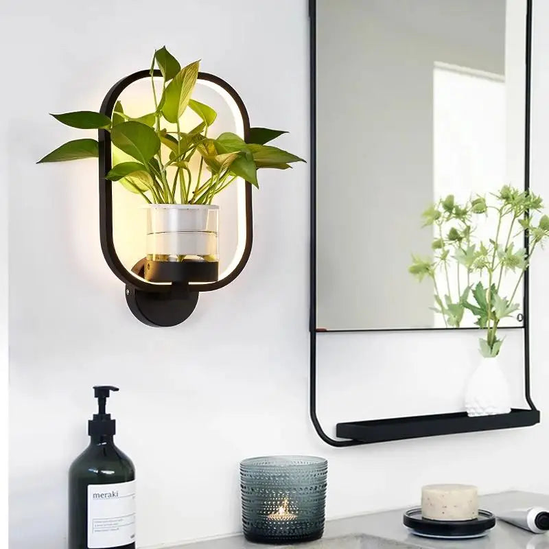 GlowPlant - wall light with style & integrated planter