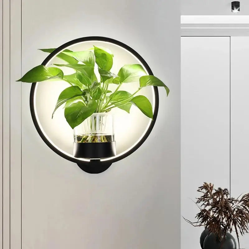 GlowPlant - wall light with style & integrated planter