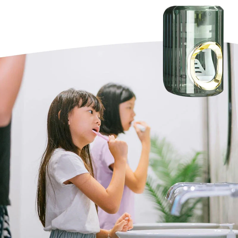 1+1 FREE | GlowRinse - Automatic toothpaste dispenser with LED night light