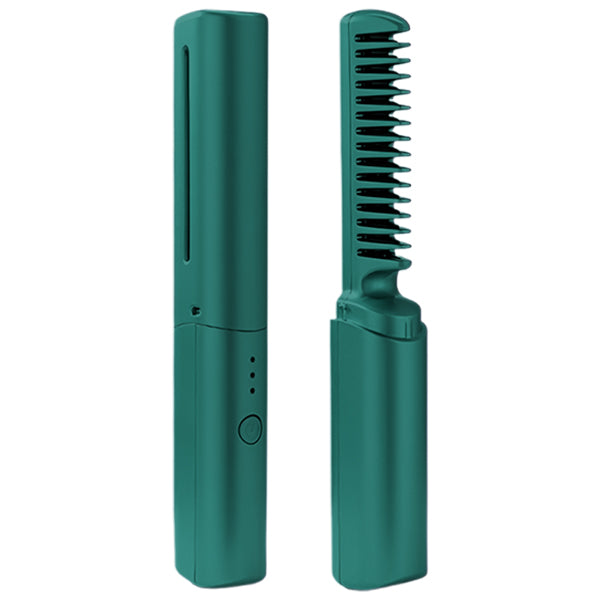 SmoothStyle – Compact Cordless Hair Straightening Comb for On-the-Go Styling