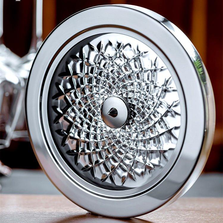 LuxeDecant™ - 360° rotating crystal hand-blown wine decanter