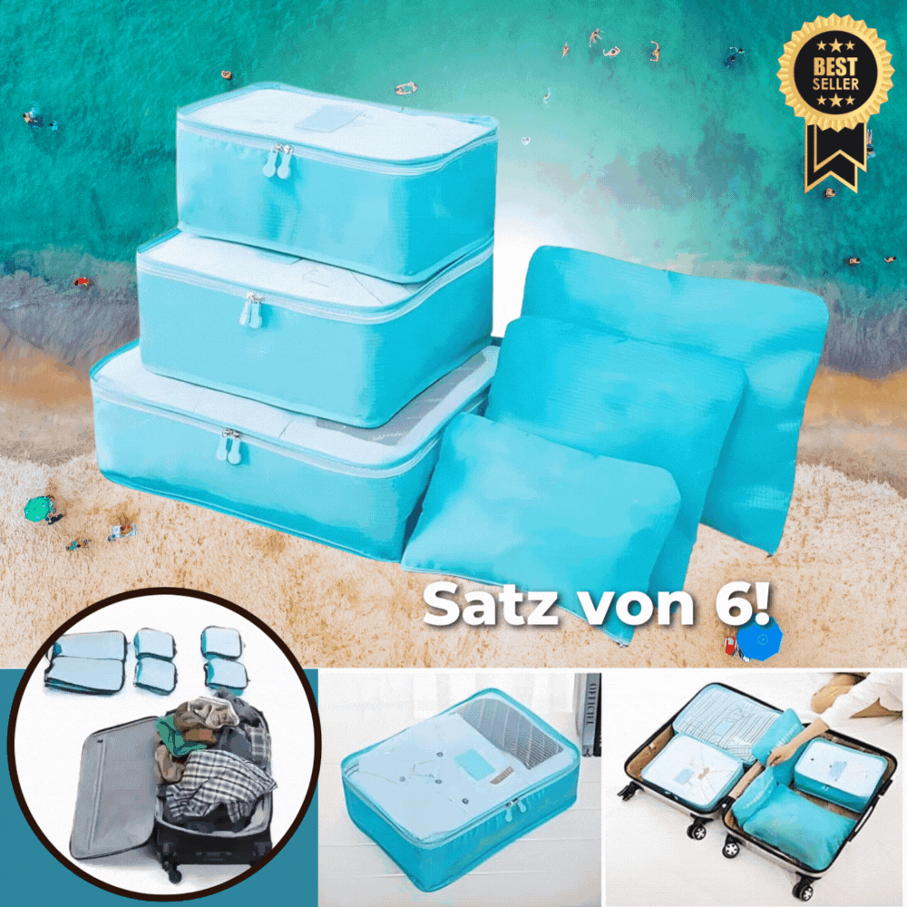 TravelOrganizer – 6-Piece Packing System for Effortless Travel