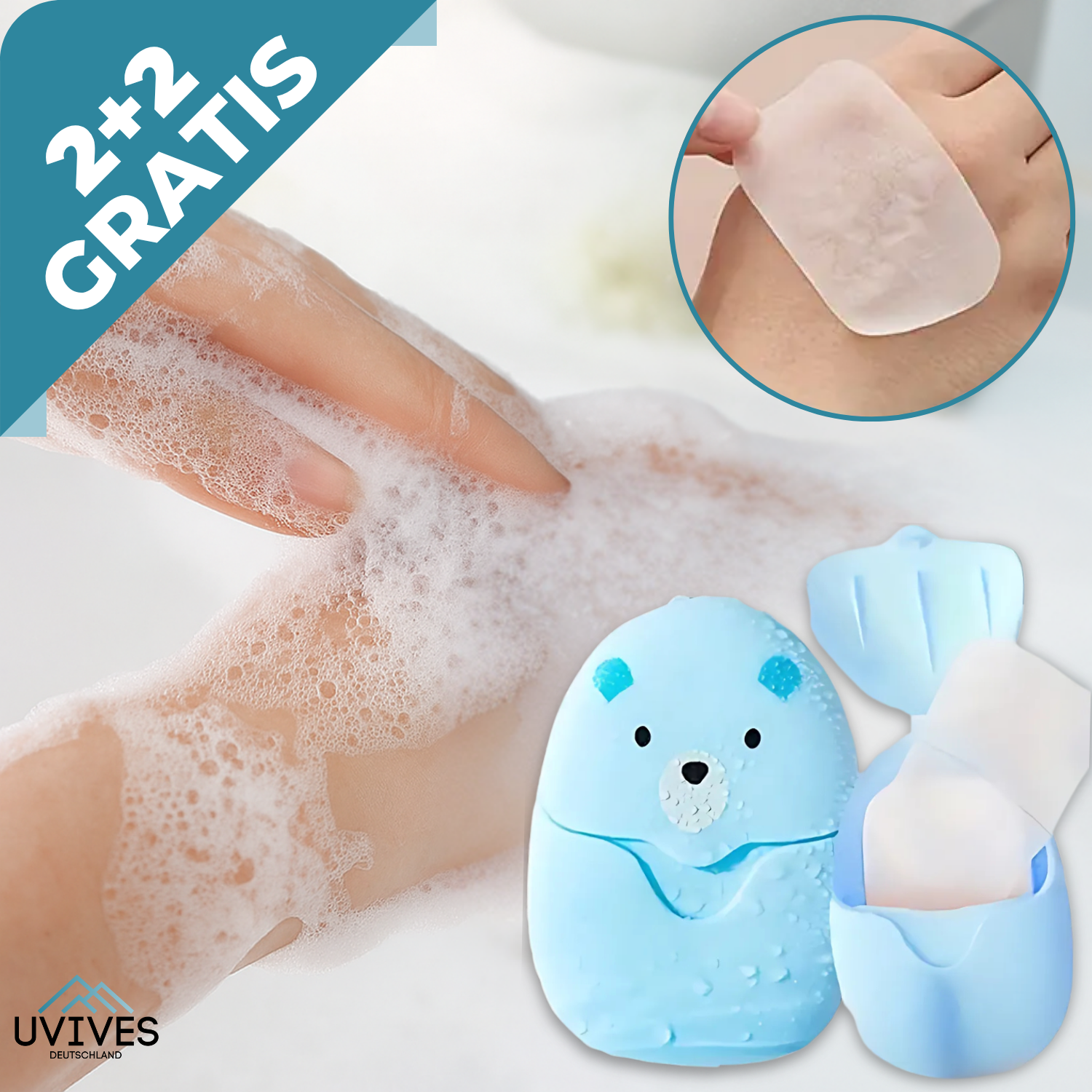 2+2 FREE | PocketSoap – Fresh and Clean Hands, Anytime, Anywhere