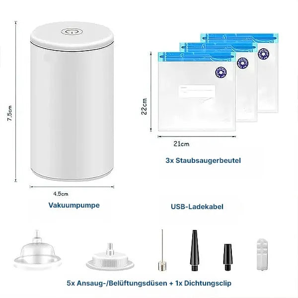 FreshLock Mini – The Ultimate Compact Vacuum Sealer & Air Pump