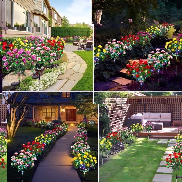 FlowerLume – Solar-Powered Azalea Garden Lights