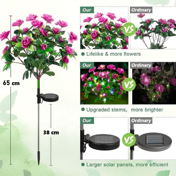 FlowerLume – Solar-Powered Azalea Garden Lights
