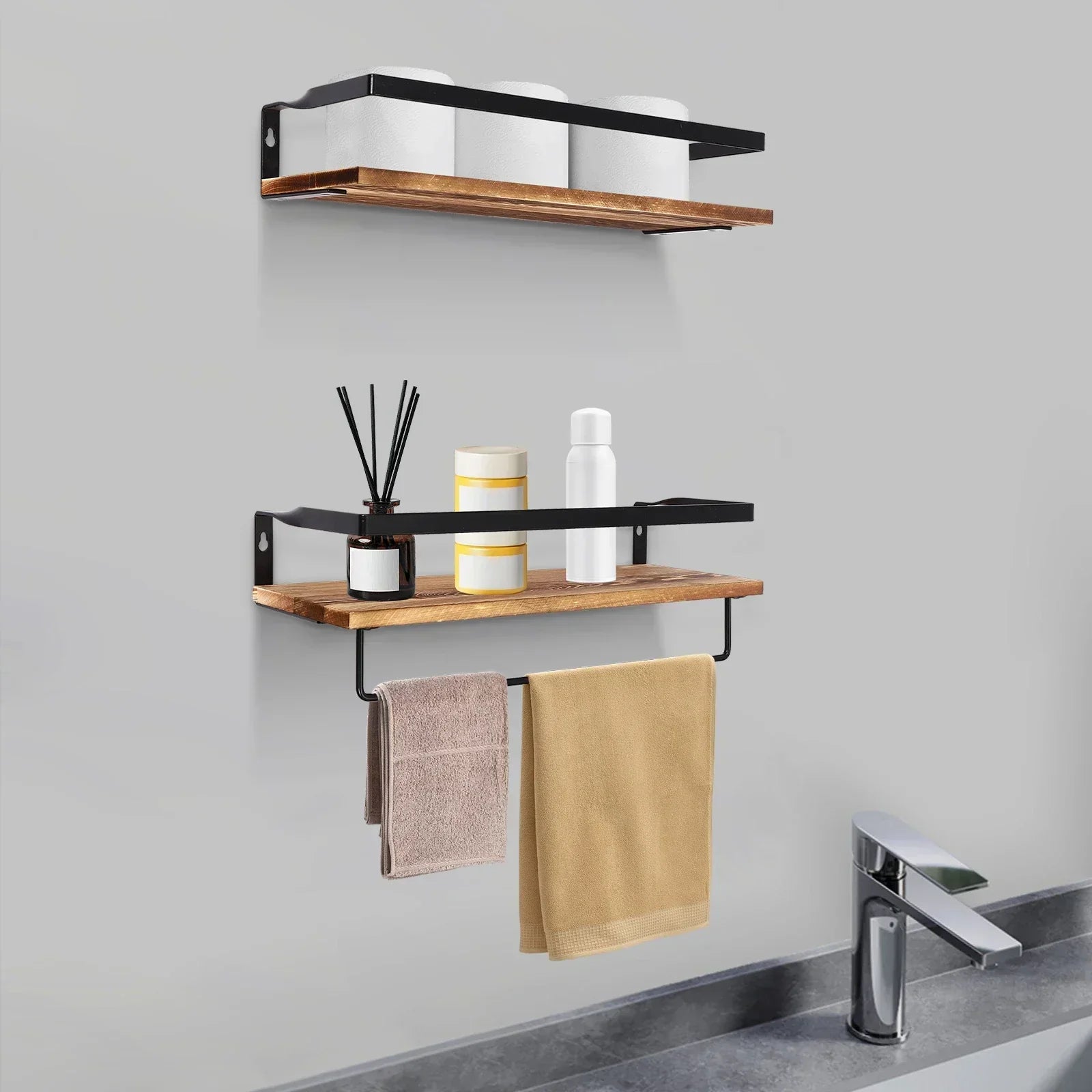 WoodAura – Rustic Elegance for Your Home Organization